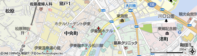 松川公園周辺の地図
