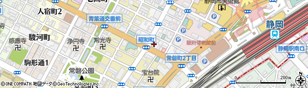 昭和町パーキング周辺の地図