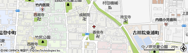 京都府京都市南区吉祥院高畑町25周辺の地図