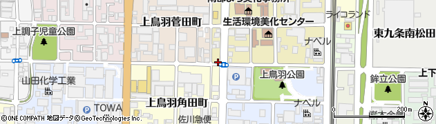 京都府京都市南区西九条森本町22周辺の地図