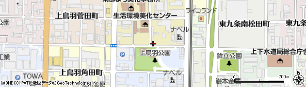 京都府京都市南区西九条森本町100-13周辺の地図