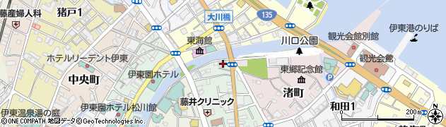 清水銀行伊東支店 ＡＴＭ周辺の地図