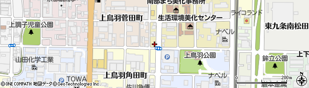 京都府京都市南区西九条森本町20周辺の地図