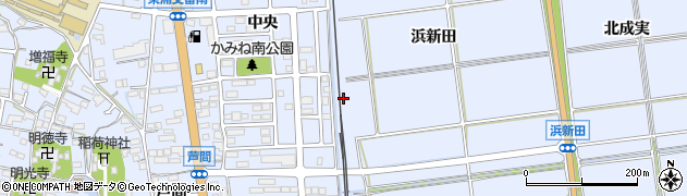 愛知県東浦町（知多郡）石浜（上子新田）周辺の地図