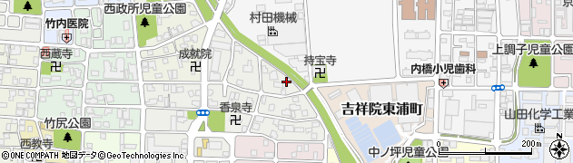 京都府京都市南区吉祥院高畑町23周辺の地図