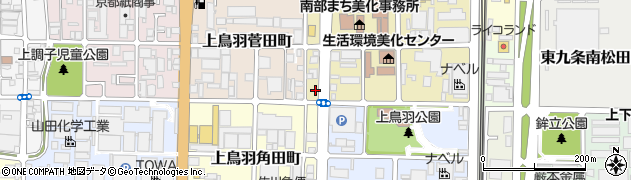 京都府京都市南区西九条森本町19周辺の地図