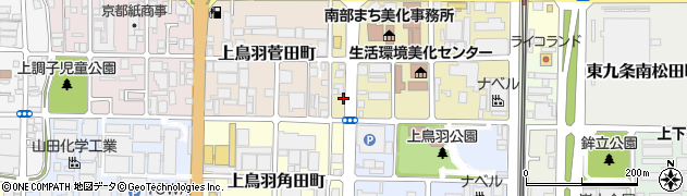 京都府京都市南区西九条森本町16周辺の地図