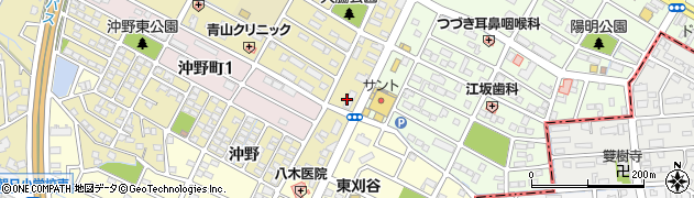 まねきねこ東刈谷店周辺の地図