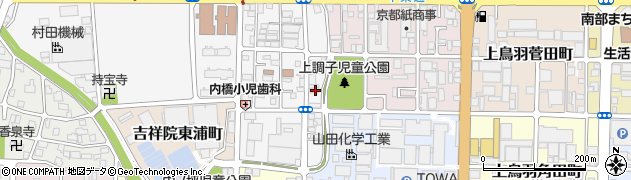 京都府京都市南区上鳥羽南唐戸町117周辺の地図