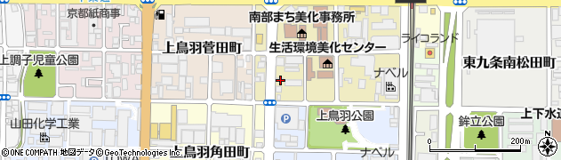 京都府京都市南区西九条森本町58周辺の地図