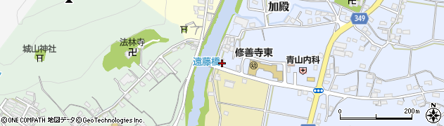 金子精米店周辺の地図