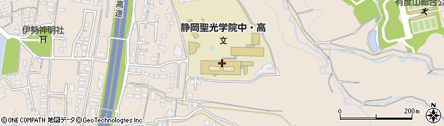 静岡聖光学院中学校周辺の地図