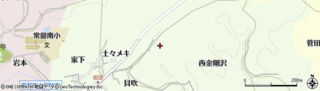 愛知県岡崎市板田町（清水本）周辺の地図
