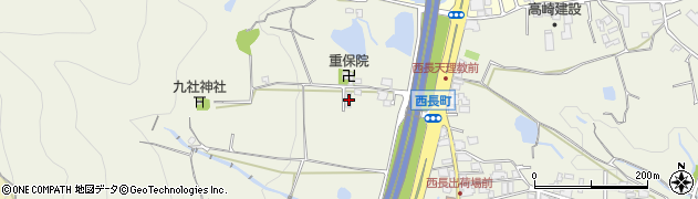 京都府京都市西京区大枝西長町4周辺の地図