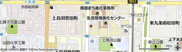 京都府京都市南区西九条森本町60周辺の地図