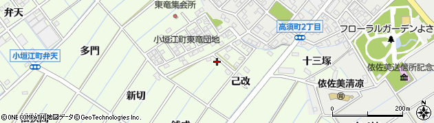 愛知県刈谷市小垣江町己改168周辺の地図