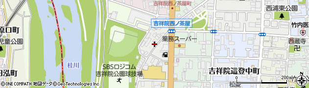 京都府京都市南区吉祥院西ノ茶屋町周辺の地図