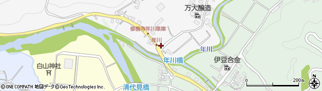 静岡県伊豆市年川16周辺の地図
