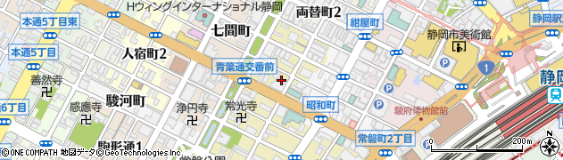 あいおいニッセイ同和損害保険株式会社　静岡支店静岡第二支社周辺の地図