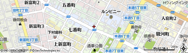 ＥＮＥＯＳ六番町ＳＳ周辺の地図