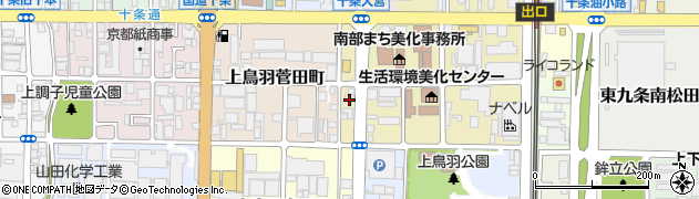 京都府京都市南区西九条森本町5周辺の地図