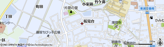 愛知県東浦町（知多郡）石浜（桜見台）周辺の地図