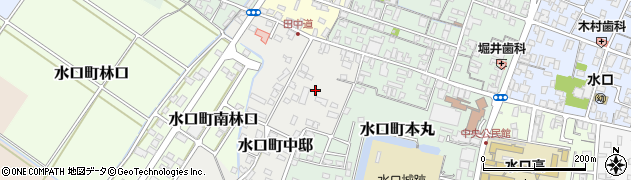 滋賀県甲賀市水口町中邸1周辺の地図