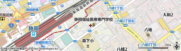 東京周波株式会社　静岡営業所周辺の地図
