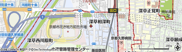 京都府京都市伏見区深草相深町周辺の地図