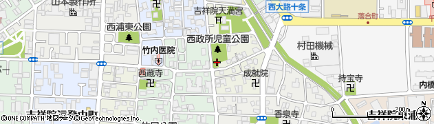 京都府京都市南区吉祥院政所町周辺の地図