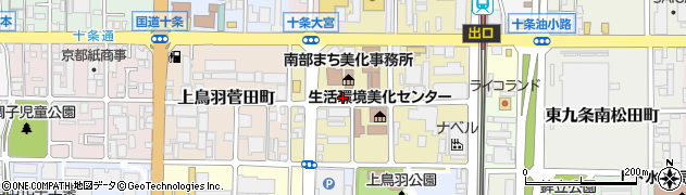 京都府京都市南区西九条森本町48周辺の地図