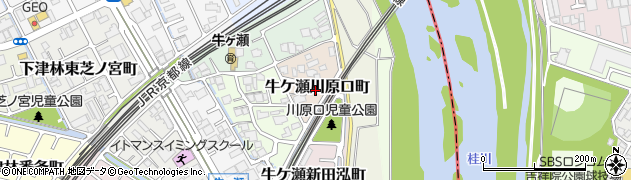 京都府京都市西京区牛ケ瀬川原口町周辺の地図
