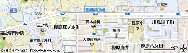 岡本歯科診療所周辺の地図