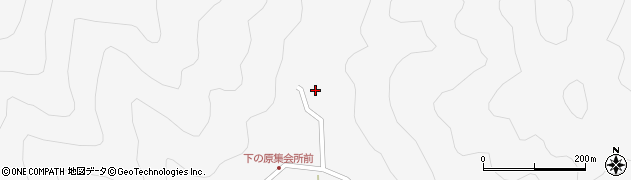 島根県江津市桜江町谷住郷（下の原）周辺の地図