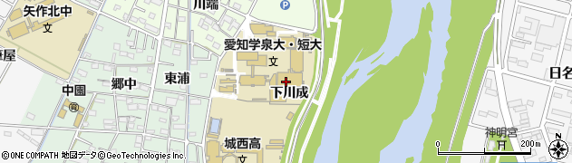 愛知学泉短期大学　入試課周辺の地図