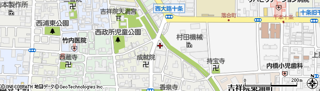京都府京都市南区吉祥院高畑町1周辺の地図