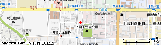京都府京都市南区上鳥羽南唐戸町107周辺の地図