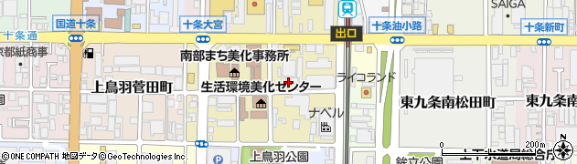 京都府京都市南区西九条森本町77周辺の地図
