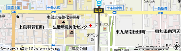 京都府京都市南区西九条森本町74周辺の地図