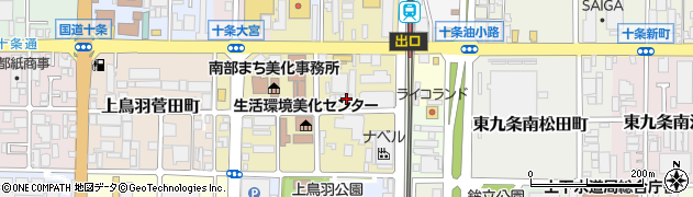 京都府京都市南区西九条森本町76周辺の地図