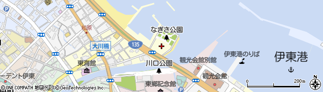 静岡県伊東市東松原町178周辺の地図