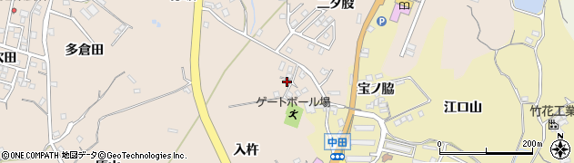 愛知県知多市日長入杵周辺の地図