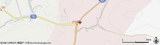 京都府亀岡市西別院町笑路（小今）周辺の地図