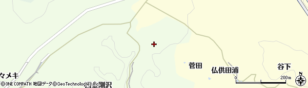 愛知県岡崎市板田町（東金剛沢）周辺の地図