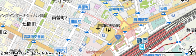 タワーレコード静岡店周辺の地図