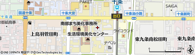 京都府京都市南区西九条森本町81周辺の地図