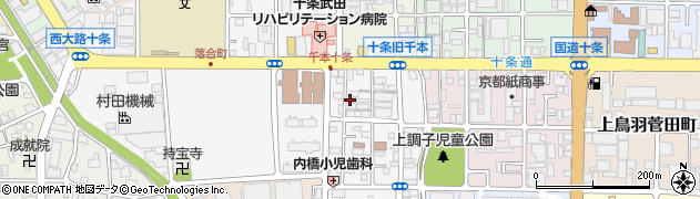 京都府京都市南区上鳥羽南唐戸町18周辺の地図