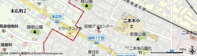 八兵衛　東刈谷・安城店周辺の地図