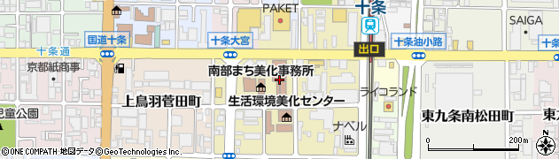 京都府京都市南区西九条森本町39周辺の地図