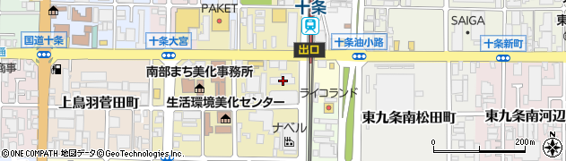 京都府京都市南区西九条森本町69周辺の地図